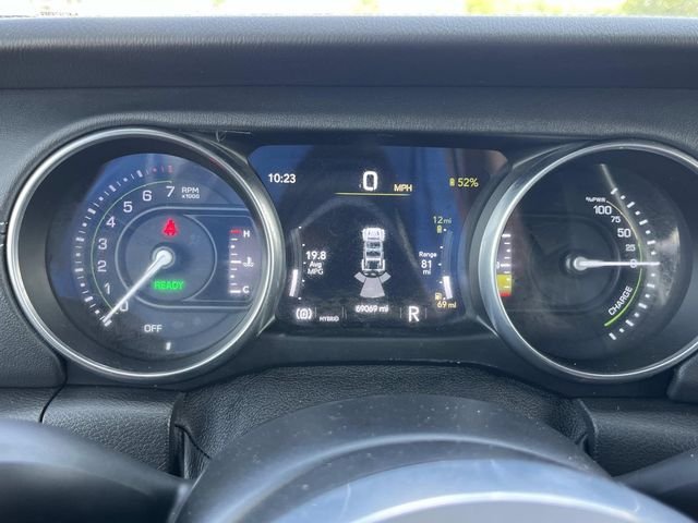 Used 2021 Gray Jeep Unlimited Sahara 4xe image 36