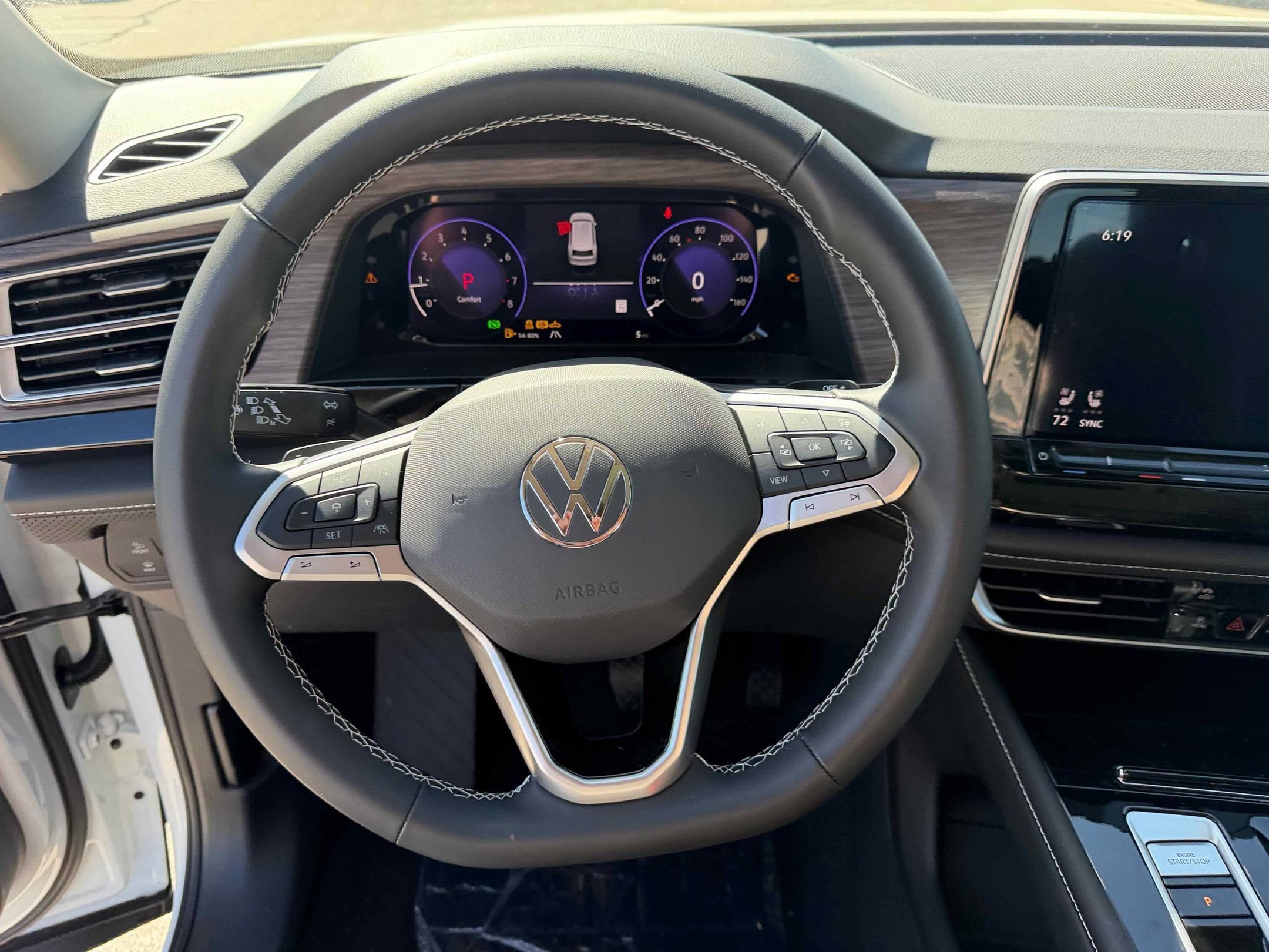 New 2026 Opal White Volkswagen 2.0T SEL image 3