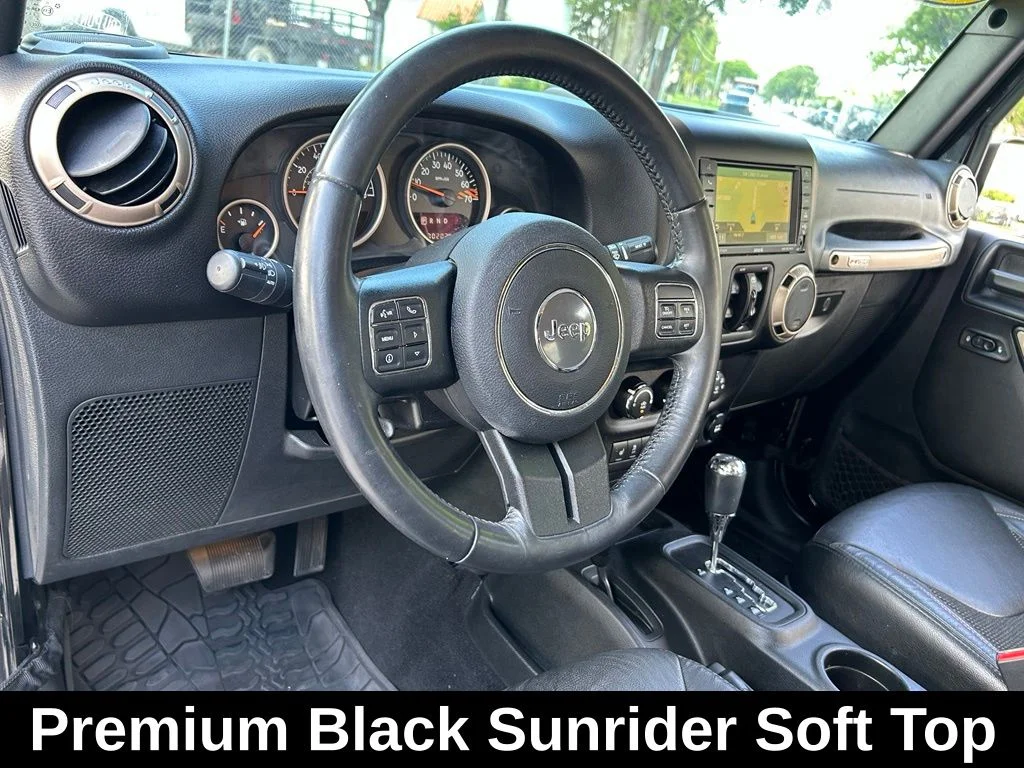 Certified Used 2017 Black Jeep Unlimited Sahara image 18