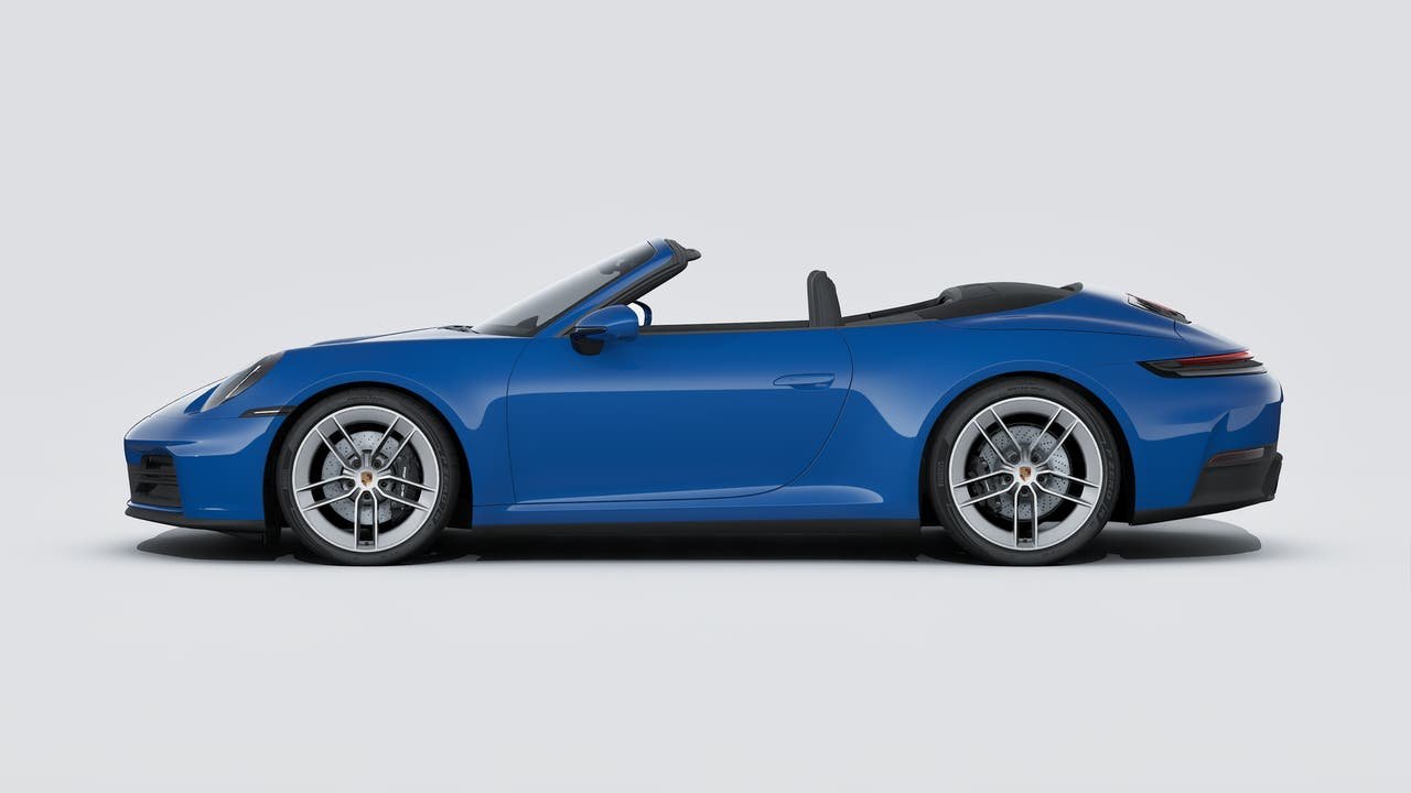 Used 2025 Lugano Blue Porsche Carrera Cabriolet image 2