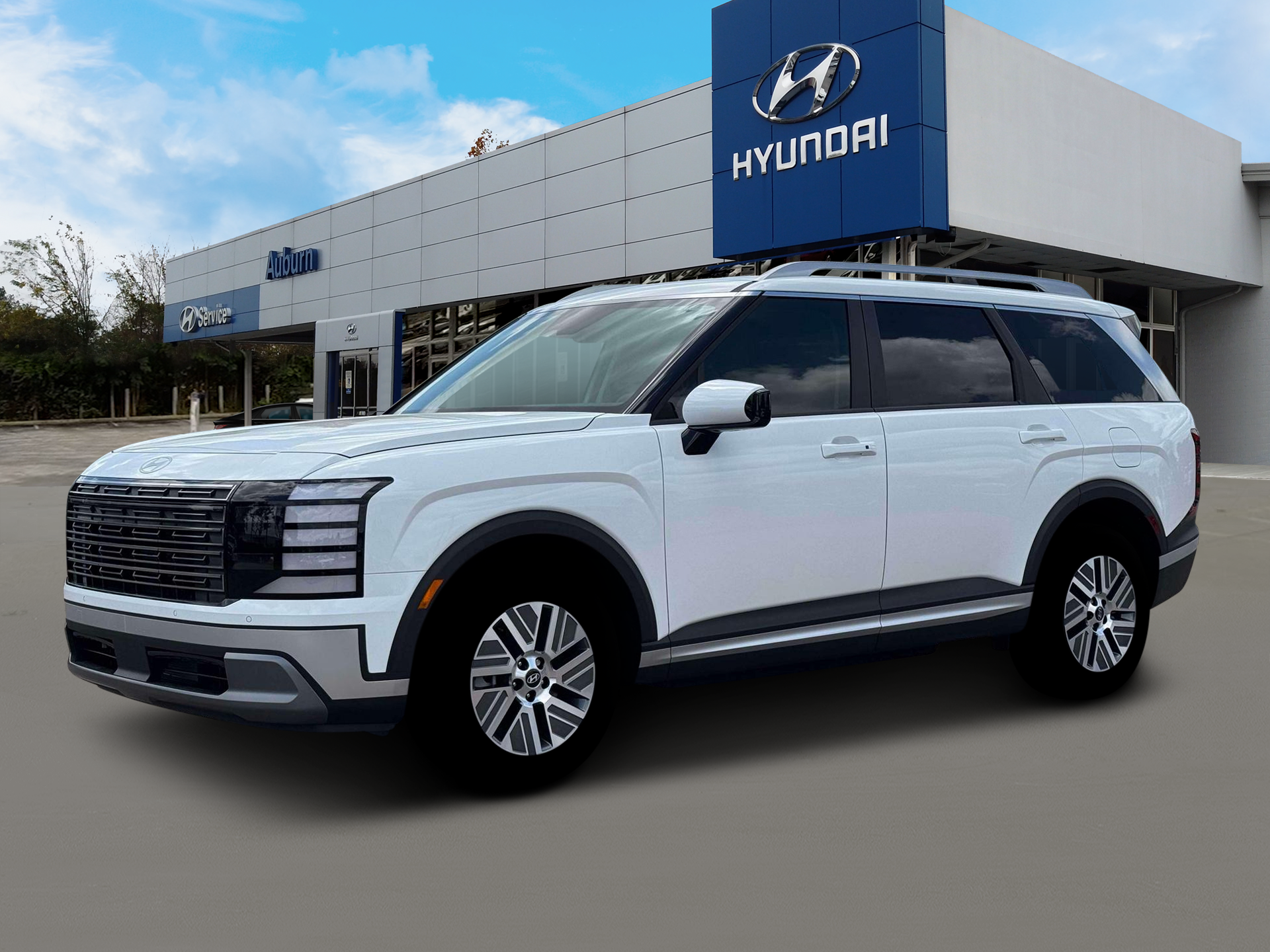 New 2026 White Hyundai Blue SEL 7P image 2