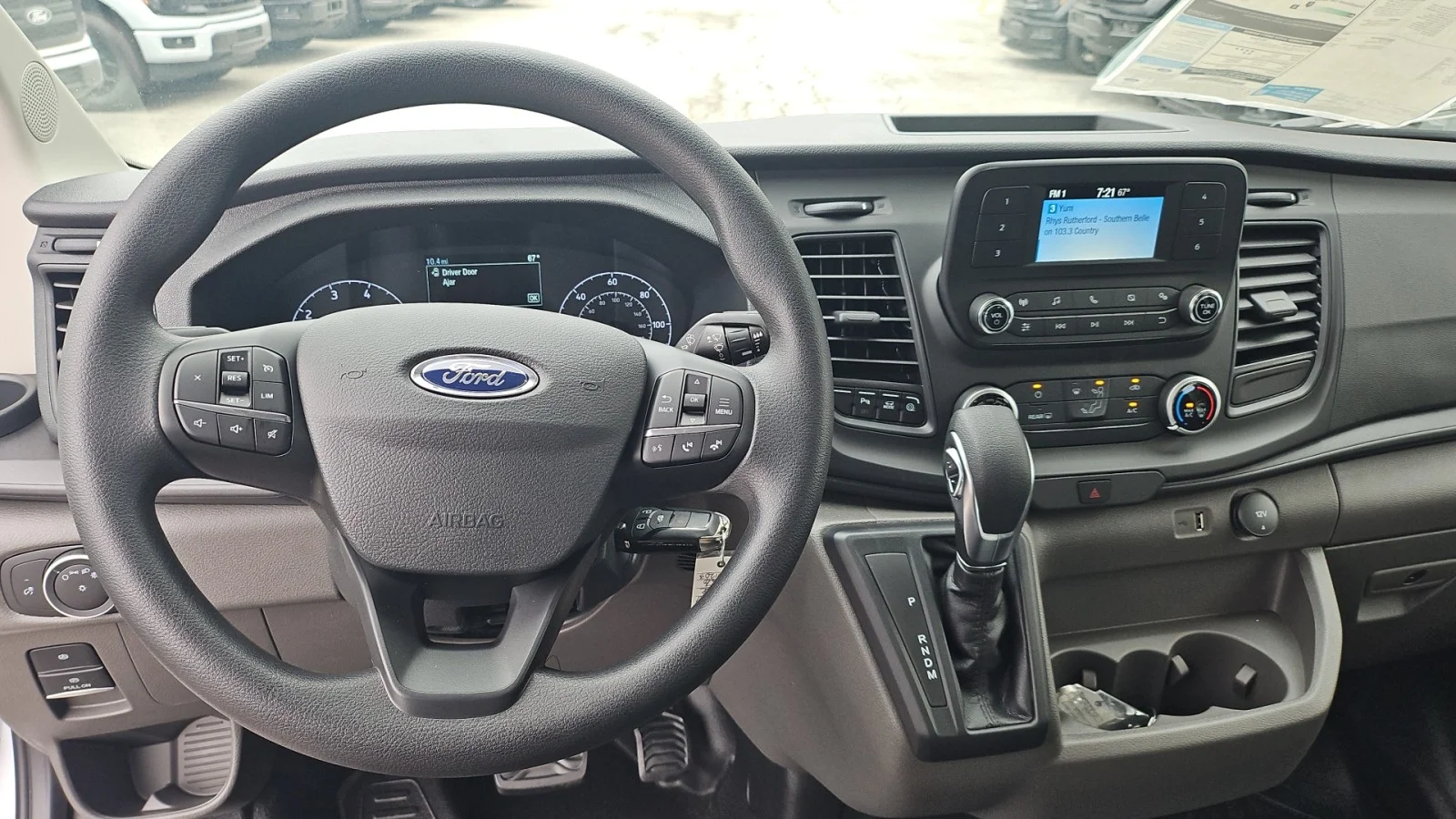 New 2025 Oxford White Ford LR CARGO AWD image 9