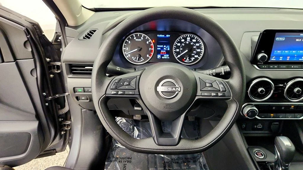 Used 2024 Atlantic Gray Metallic Nissan S CVT image 13