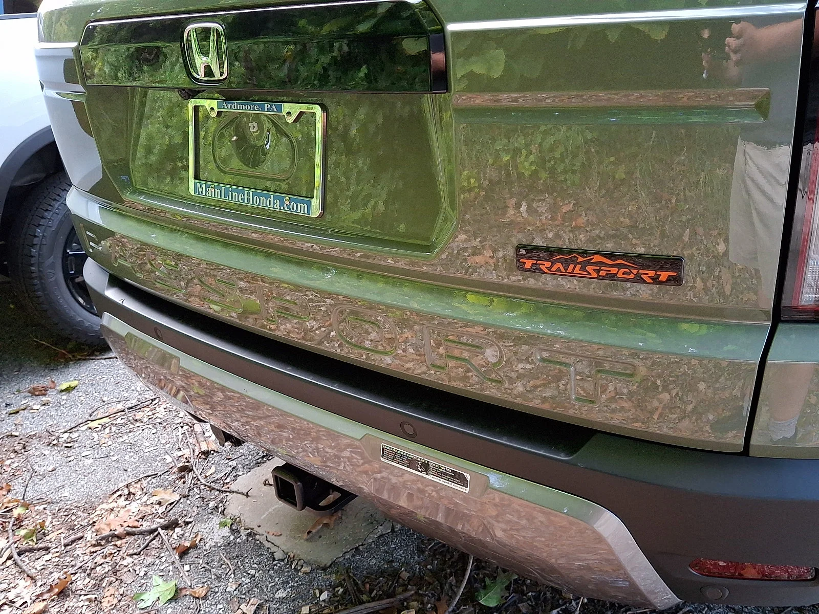 New 2026 Ash Green Metallic Honda TrailSport Elite Blackout image 6