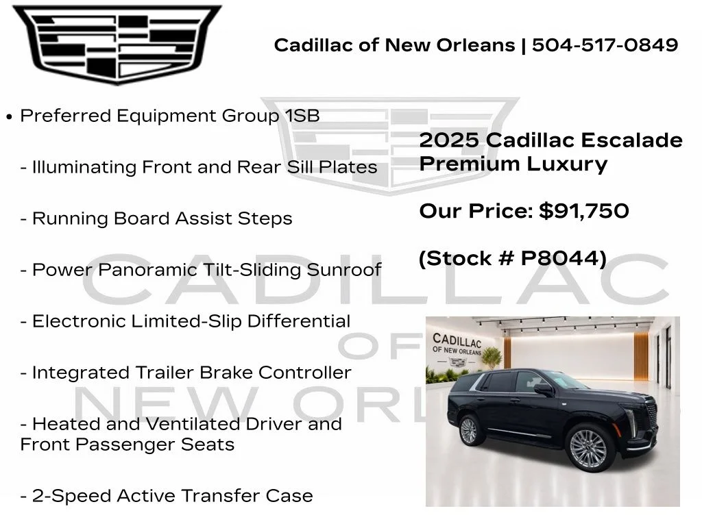 Certified Used 2025 Black Cadillac Premium Luxury image 7
