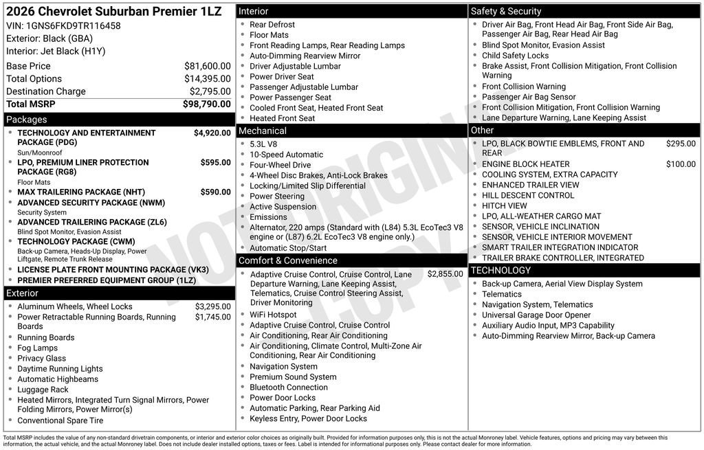 2026 Chevrolet Suburban Premier - Photo 11