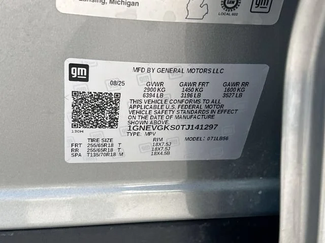 Certified Used 2026 Sterling Gray Metallic Chevrolet LT image 35