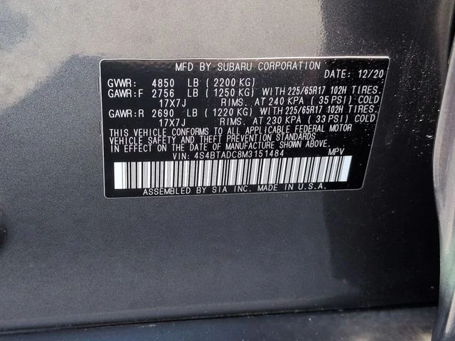 Used 2021 Gray Subaru Premium image 38