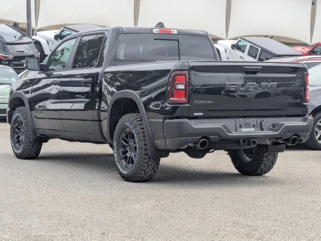 New 2026 Black RAM Rebel - - 4x4 - 420HP Turbo I6 - Adaptive Cruise Control - Park Assist & More! image 6