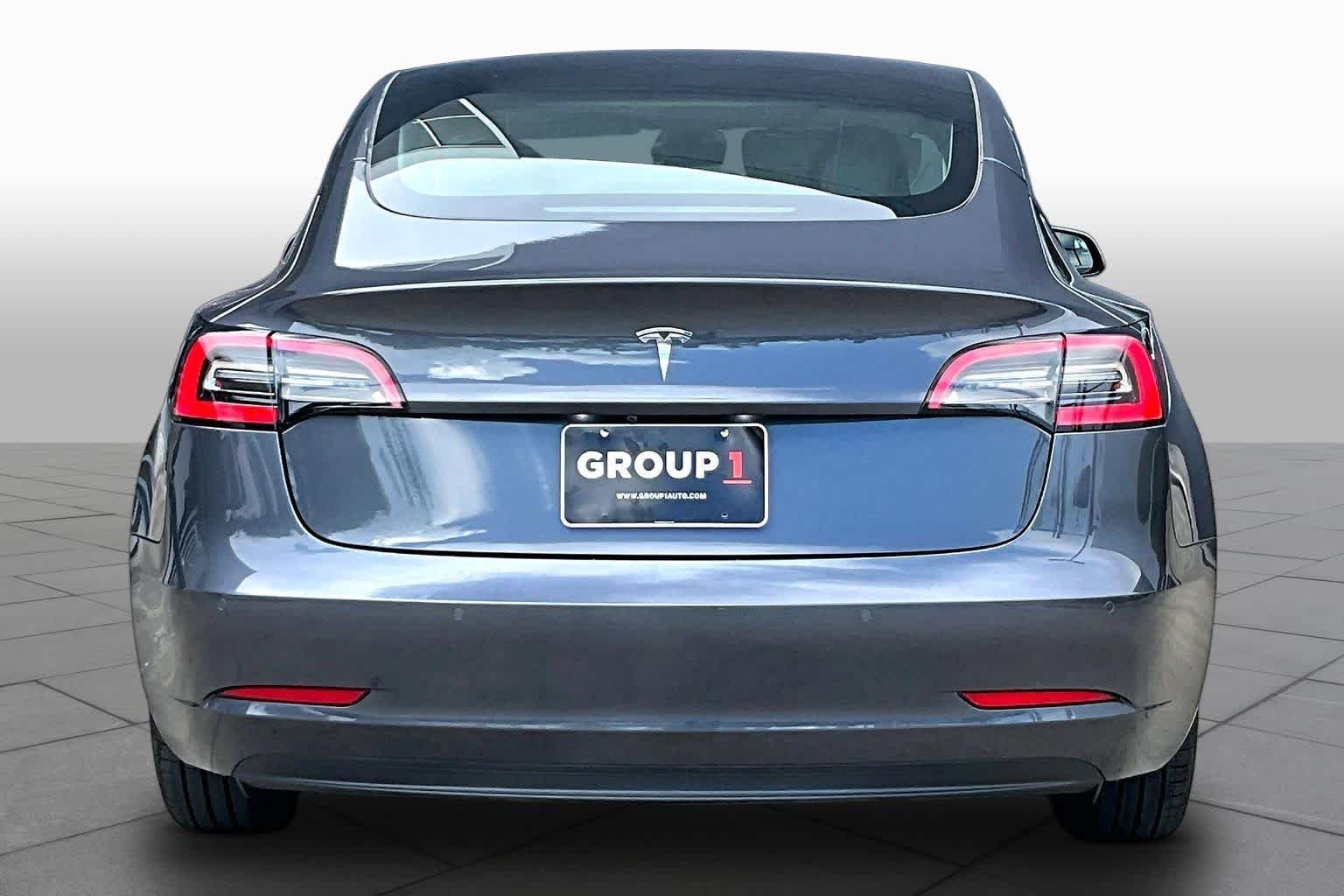 Used 2021 Deep Blue Metallic Tesla Standard Range Plus image 4