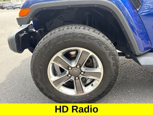 Used 2020 Blue Jeep Unlimited Sahara image 12