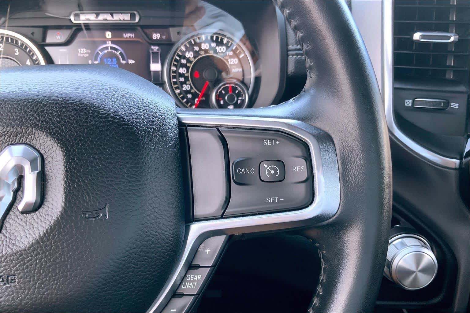 Used 2023 Diamond Black Crystal Pearlcoat Ram Laramie image 24