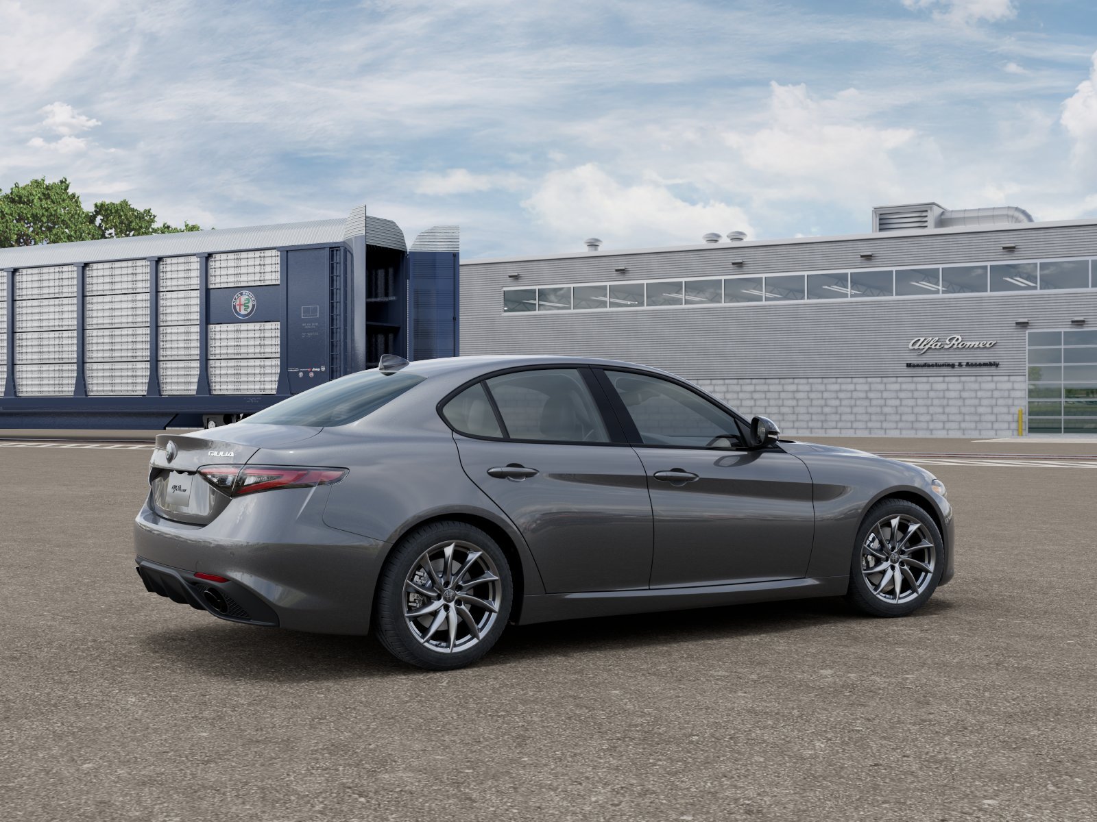 New 2026 Vesuvio Gray Metallic Exterior Paint Alfa Romeo  image 2