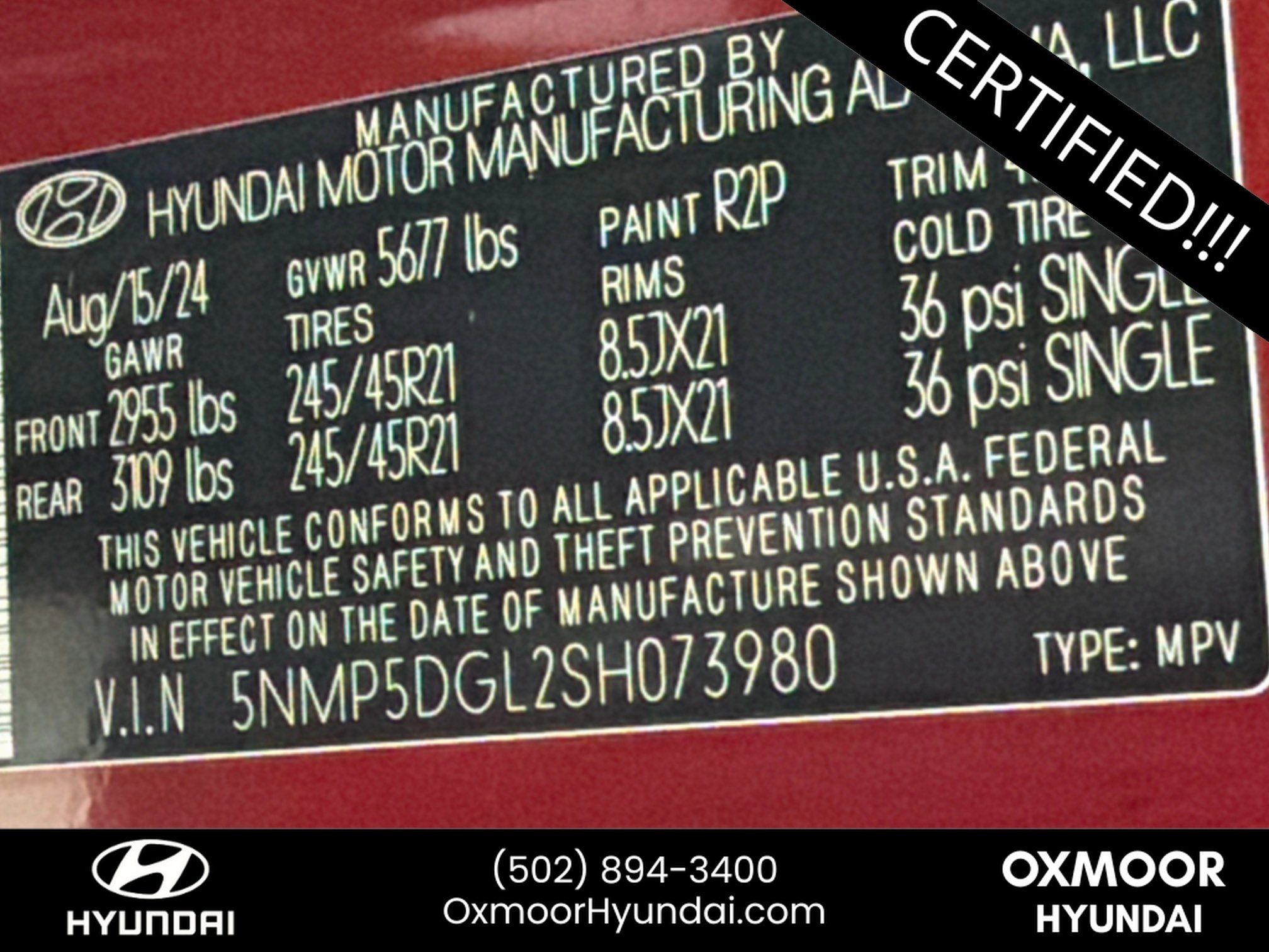 Used 2025 Red Hyundai Calligraphy image 35