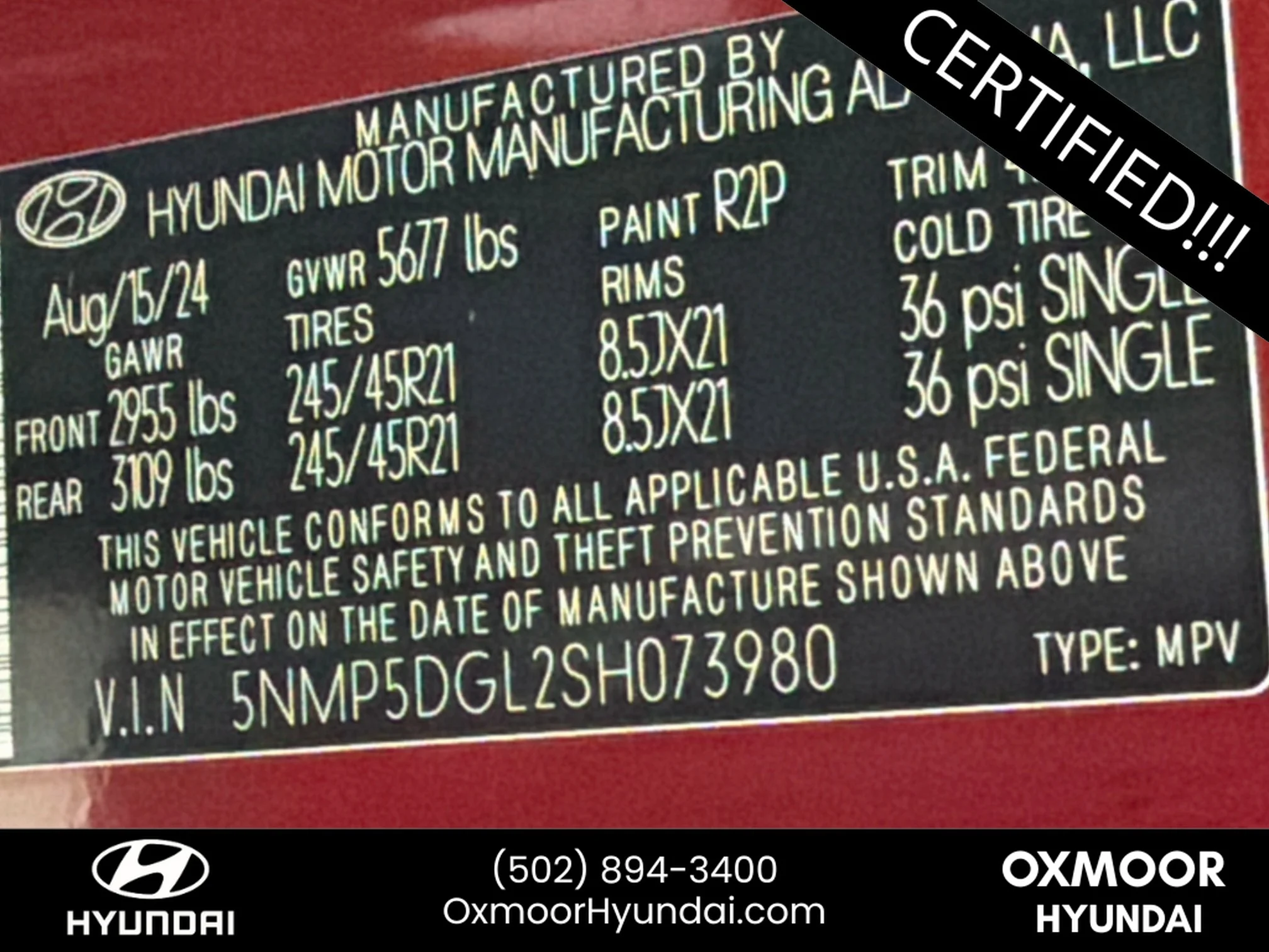 Used 2025 Red Hyundai Calligraphy image 35