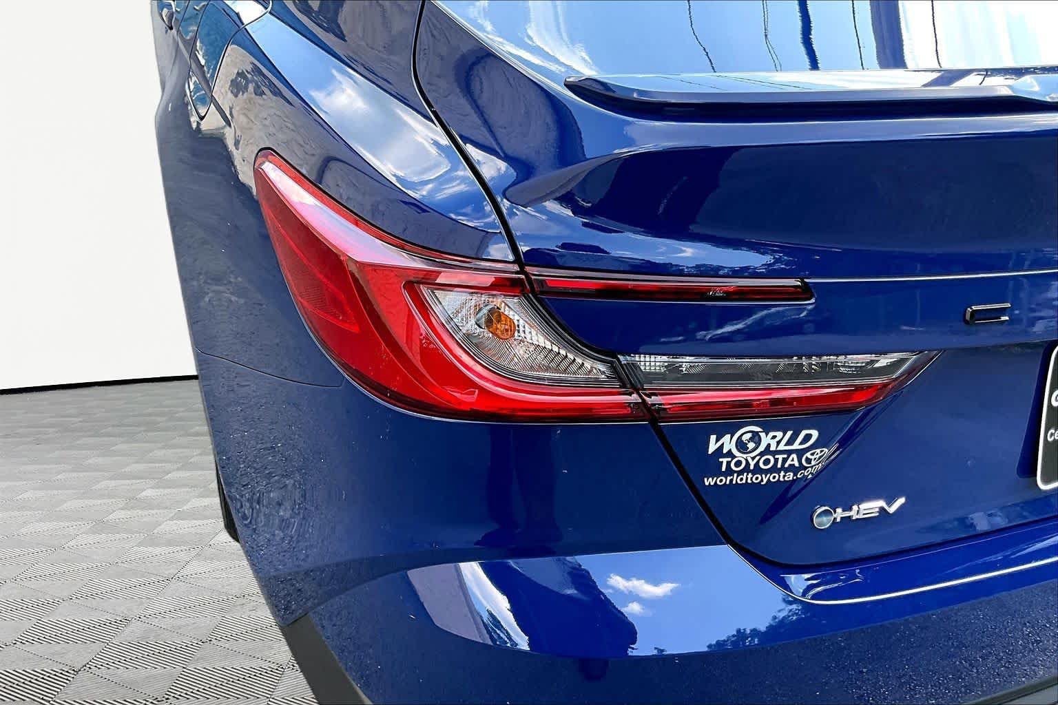 Used 2025 Reservoir Blue Toyota SE image 29