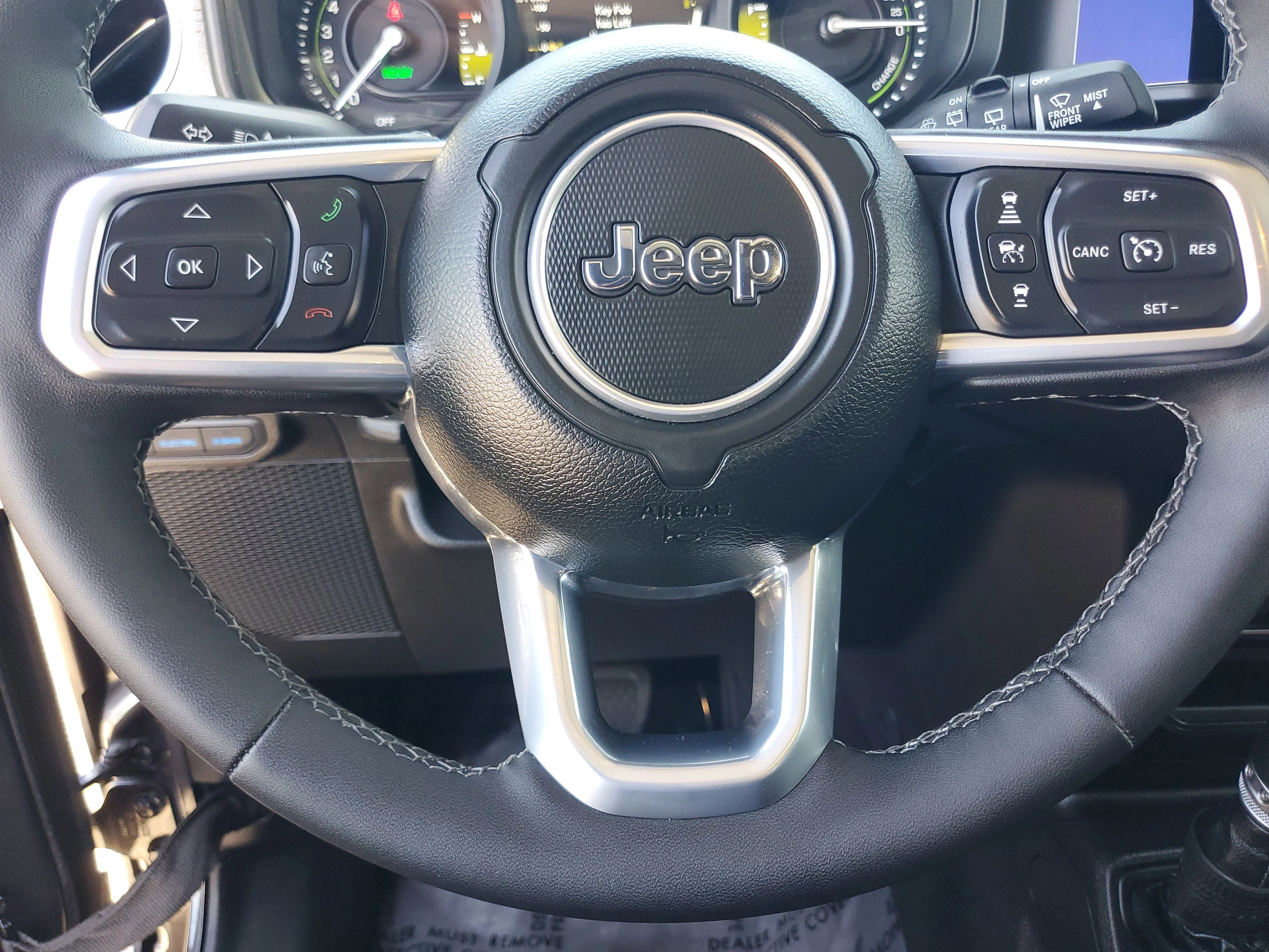 Certified Used 2025 Gray Jeep Sahara 4xe image 24