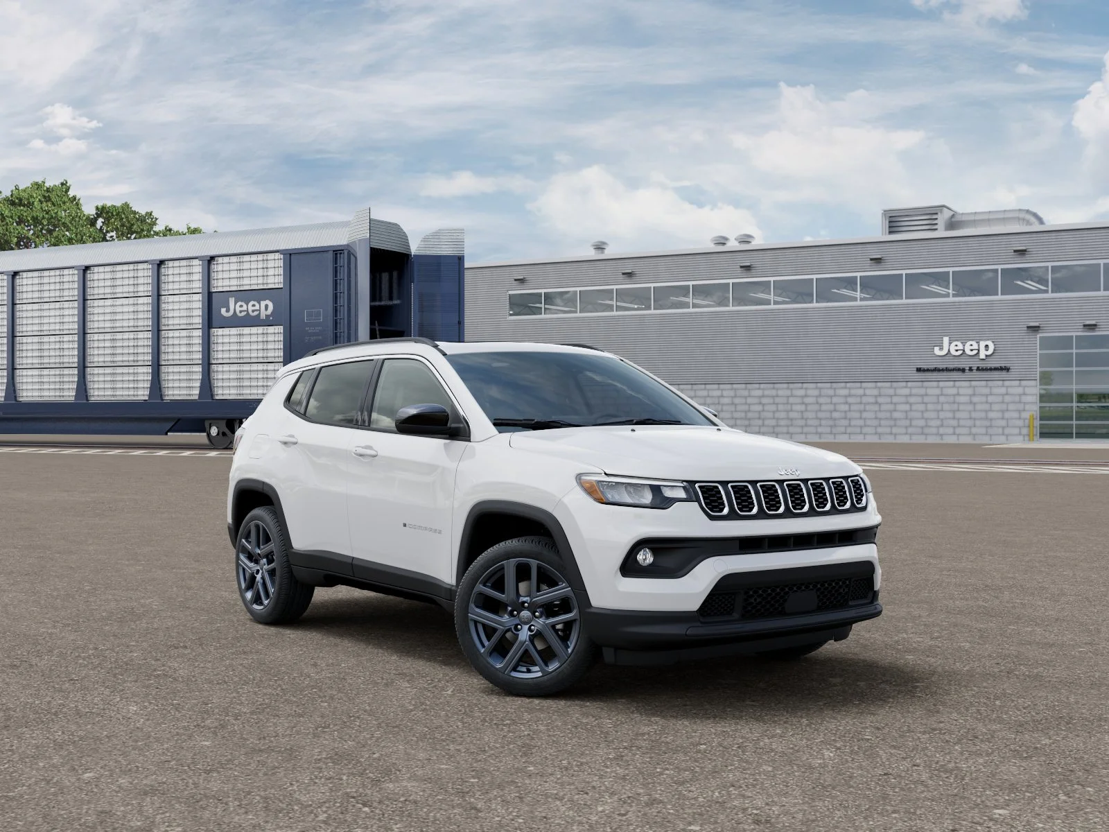 New 2026 Bright White Clear-Coat Exterior Paint Jeep  image 3