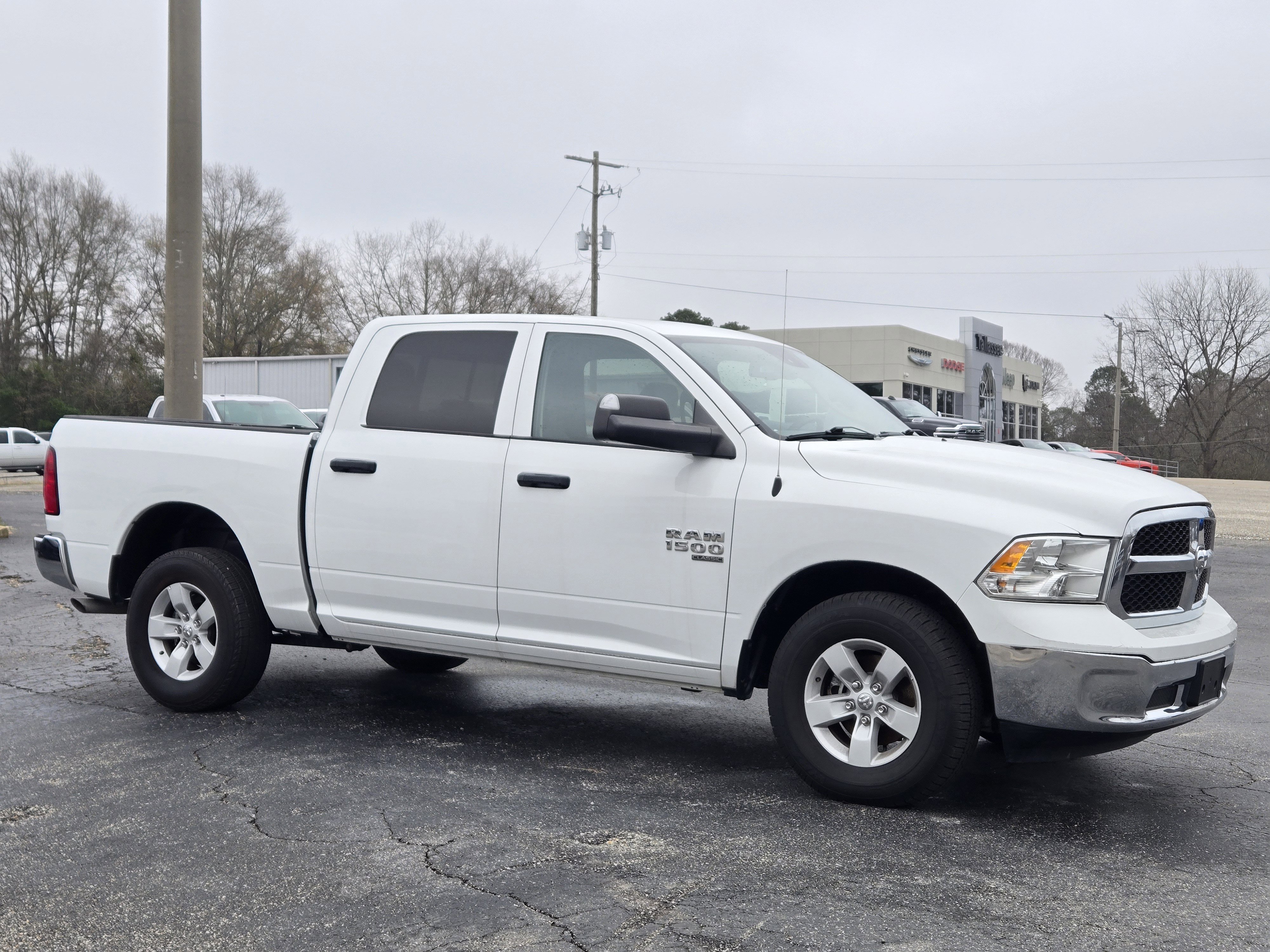 Certified Used 2023 Bright White Clearcoat Ram SLT image 4