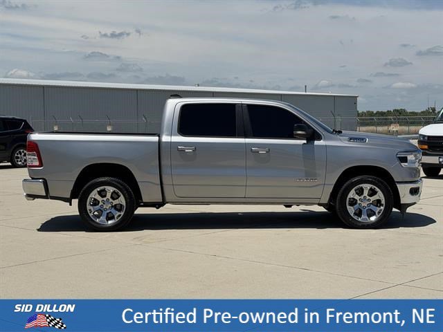 Used 2021 Billet Silver Metallic Clearcoat Ram Big Horn image 3