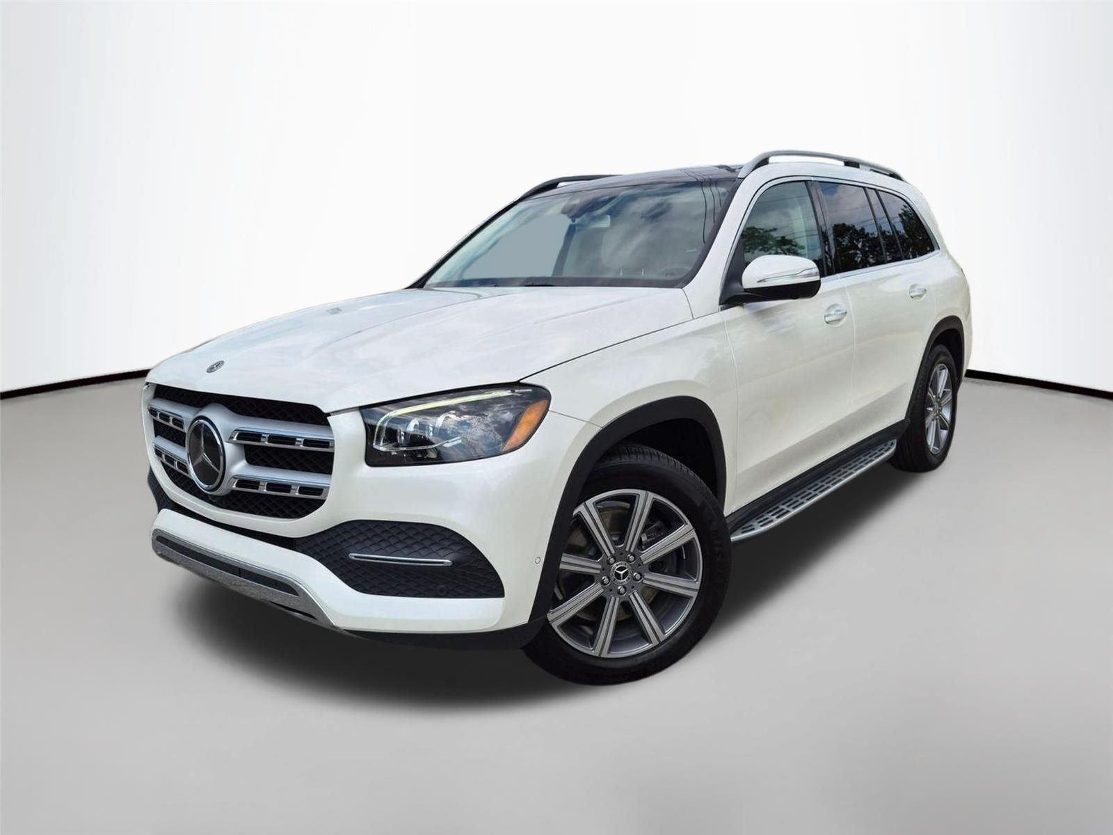 Used 2020 designo Diamond White Metallic Mercedes-Benz GLS 450 image 1