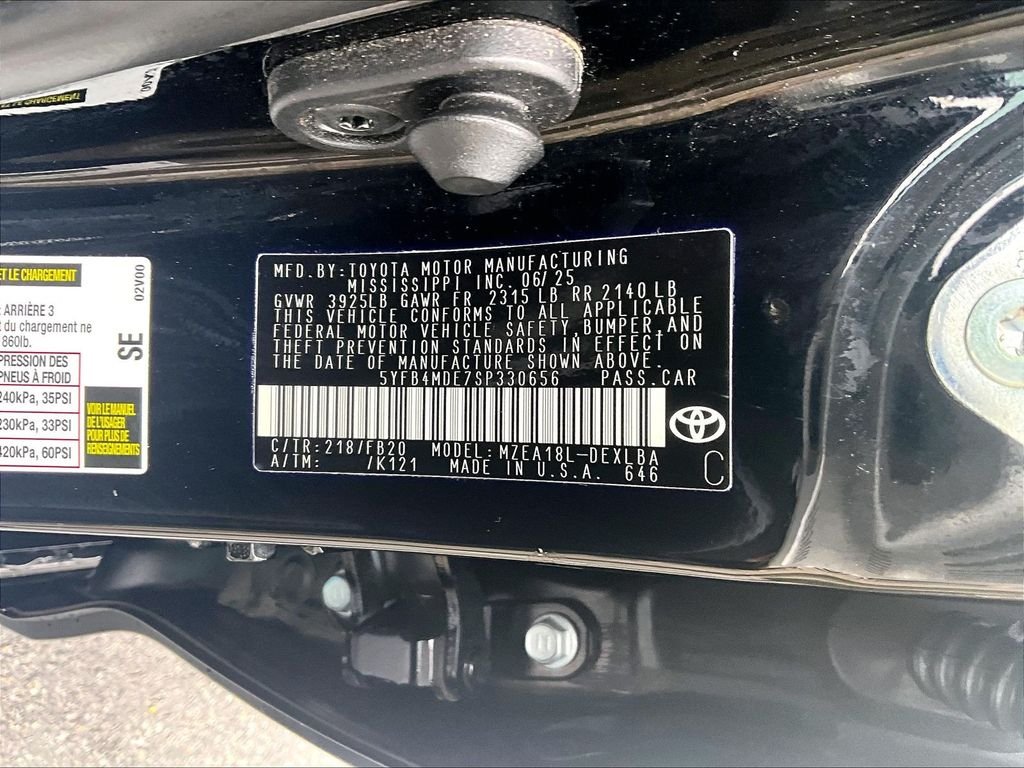 Used 2025 Black Toyota LE image 36