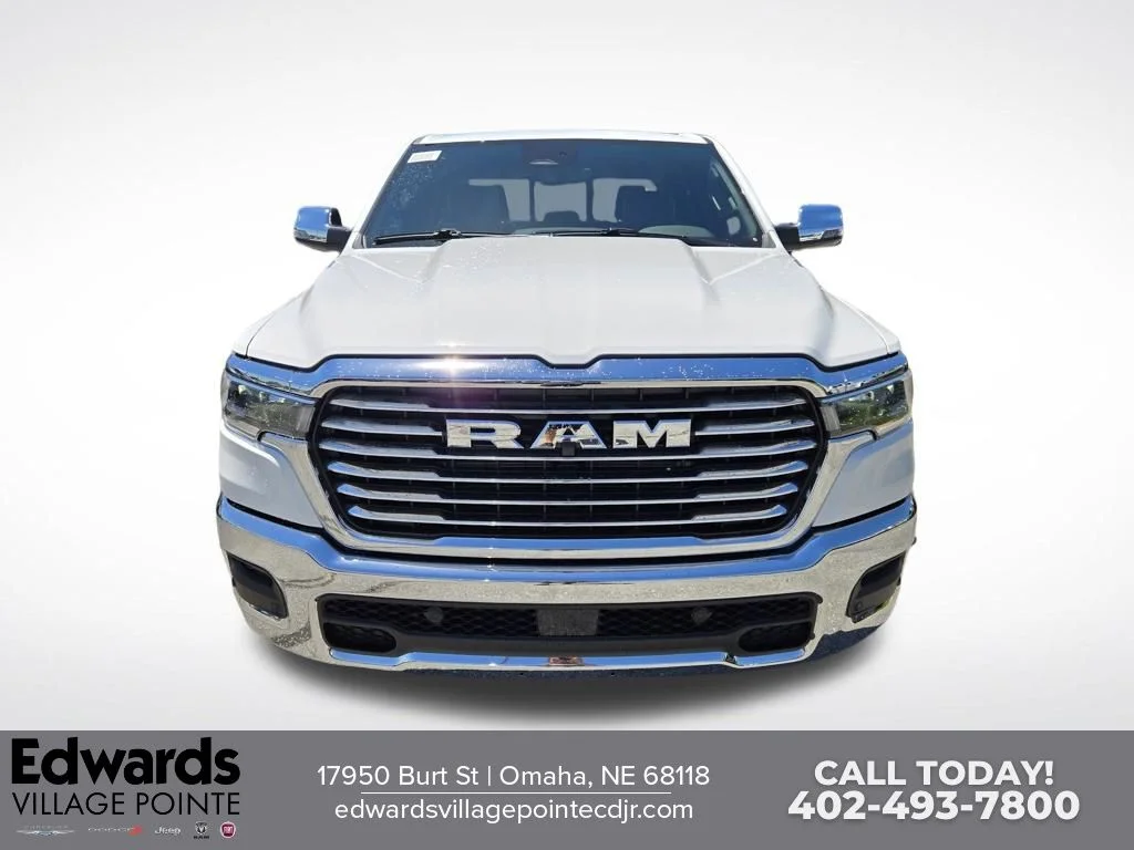 New 2026 Bright White Clear-Coat Exterior Paint RAM Laramie image 8