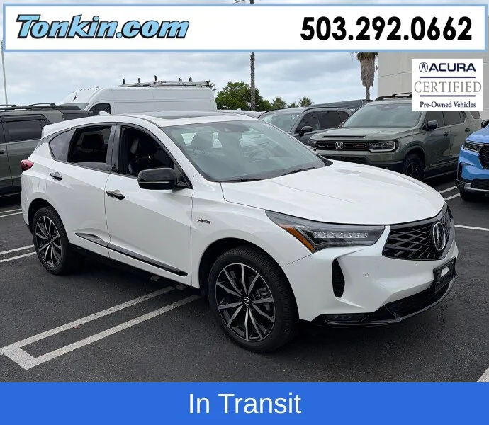 Certified Used 2025 Platinum White Pearl Acura A-Spec Advance Package SH-AWD image 1