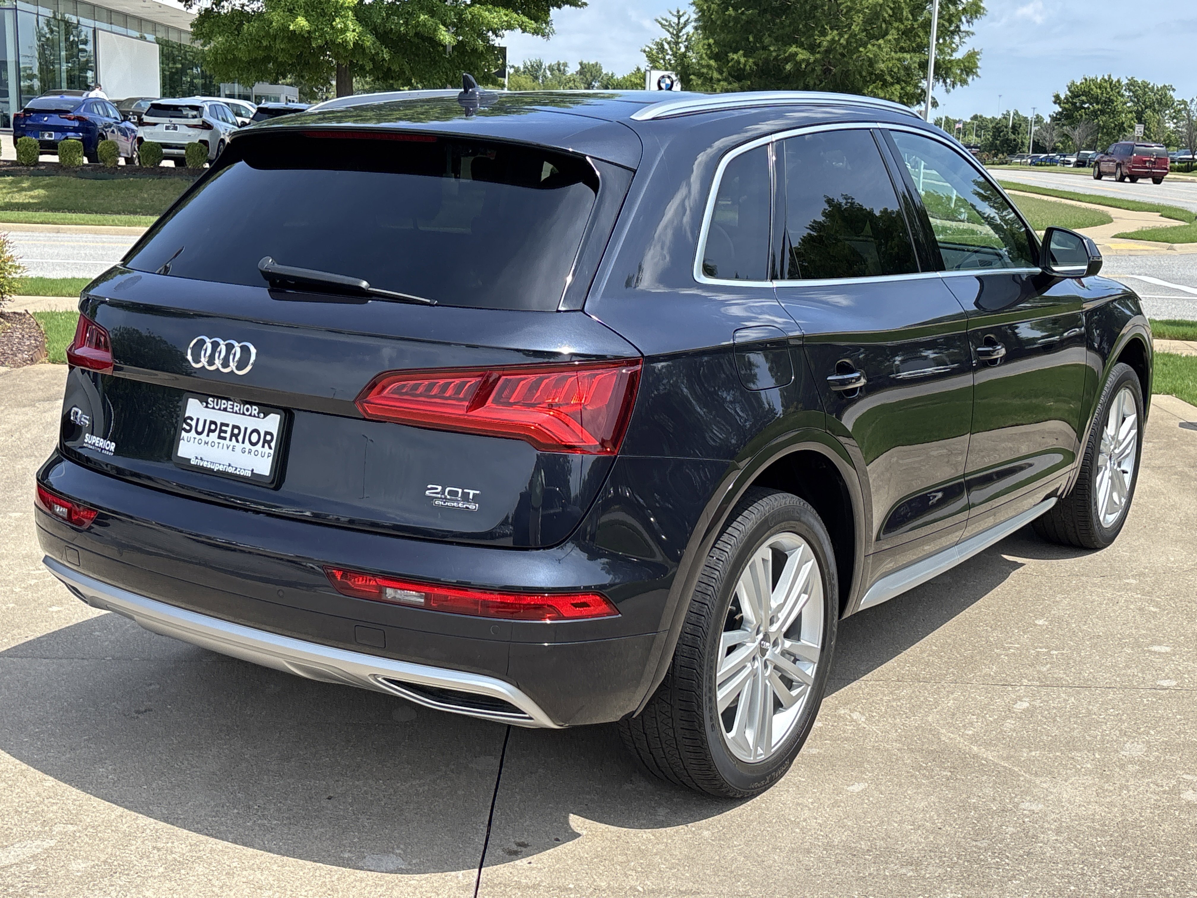 Used 2018 Moonlight Blue Metallic Audi 2.0T Premium Plus AWD image 3