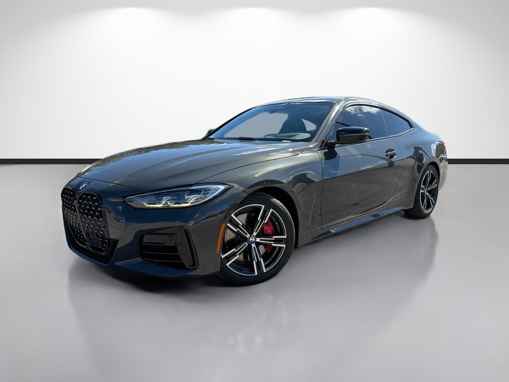 Used 2021 Dravit Gray Metallic BMW M440i xDrive image 1