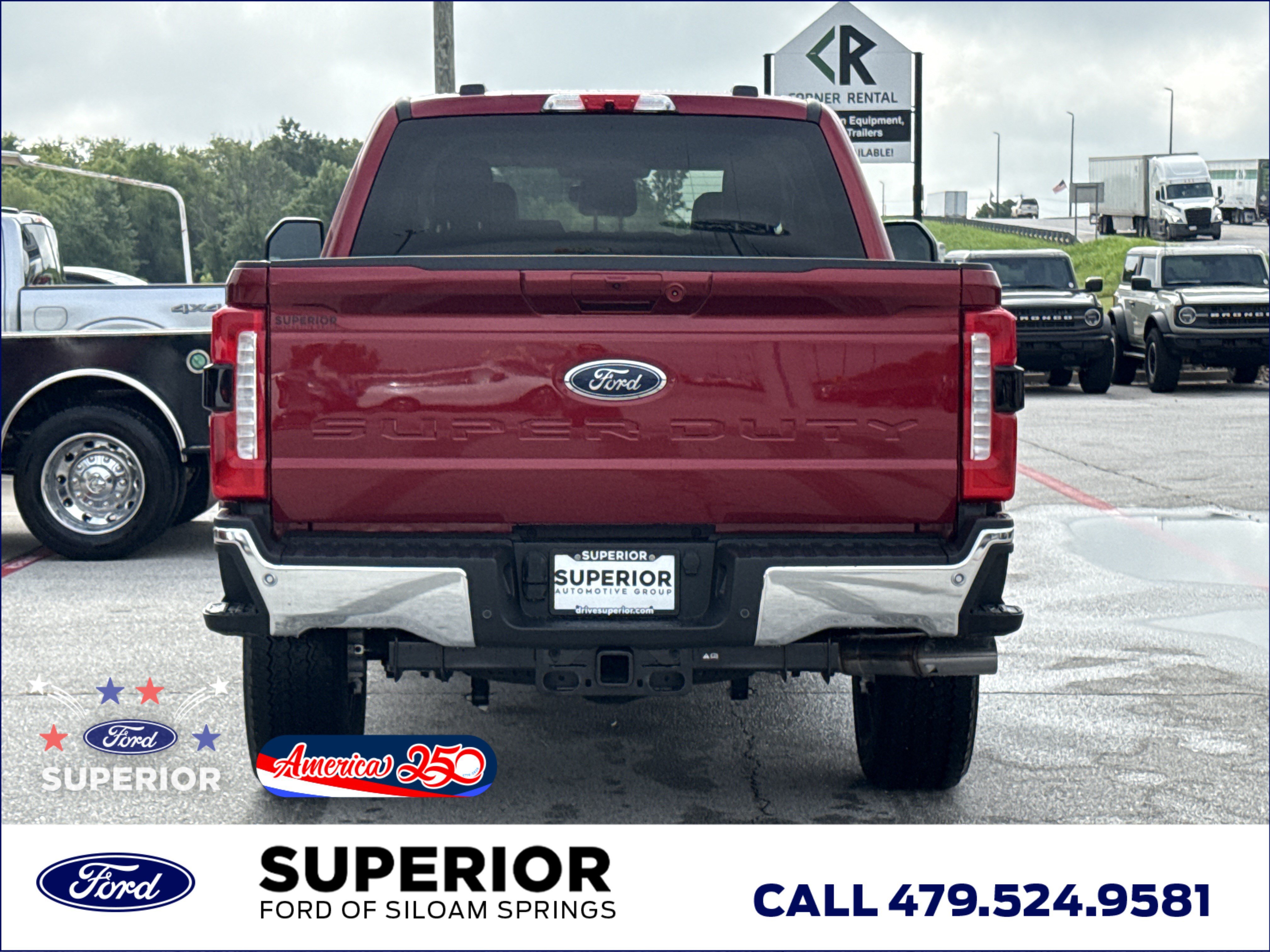 New 2026 Ruby Red Metallic Tinted Clearcoat Ford Lariat 4WD image 5