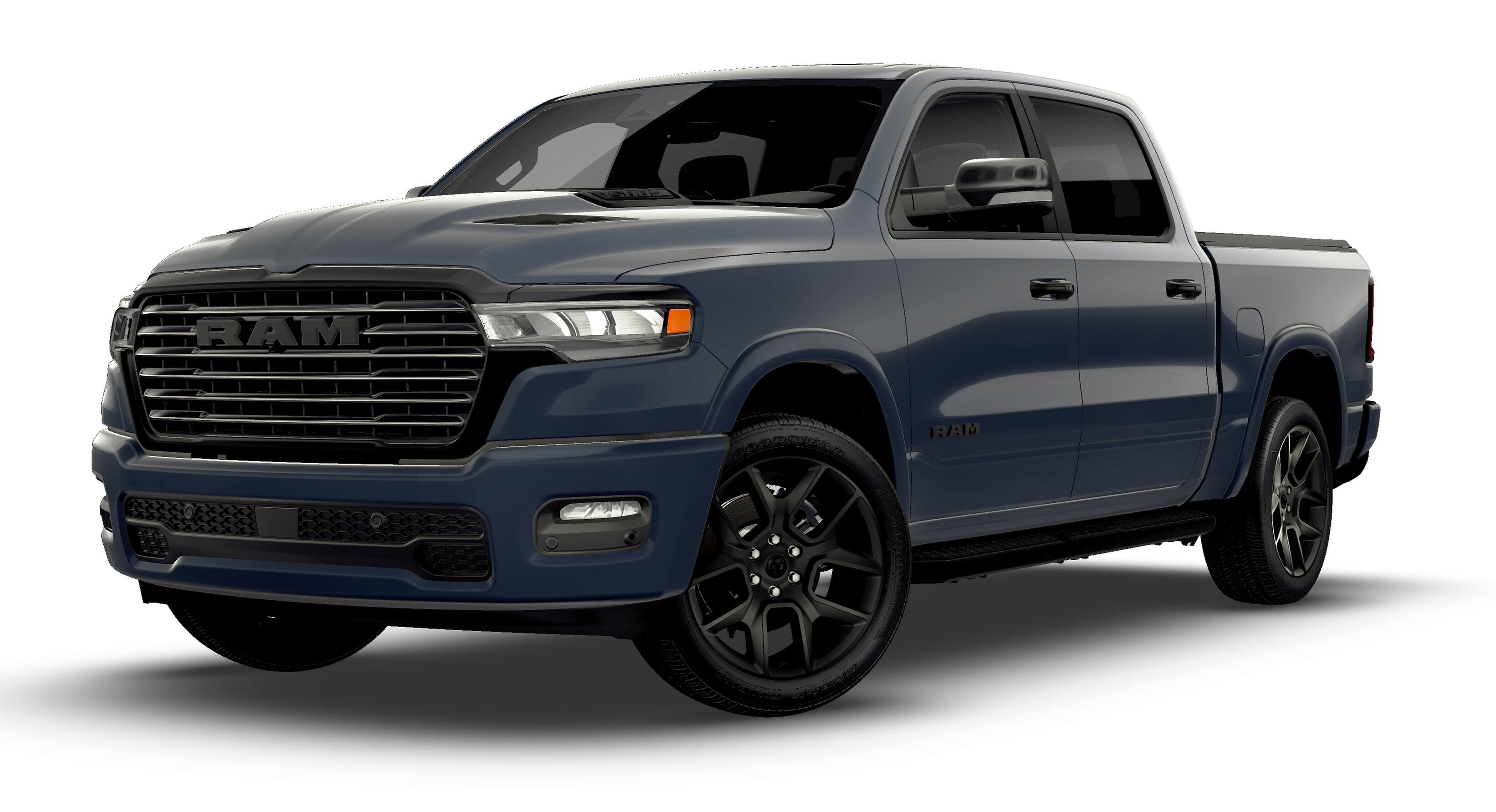New 2026 Forged Blue Metallic Exterior Paint RAM LARAMIE image 1