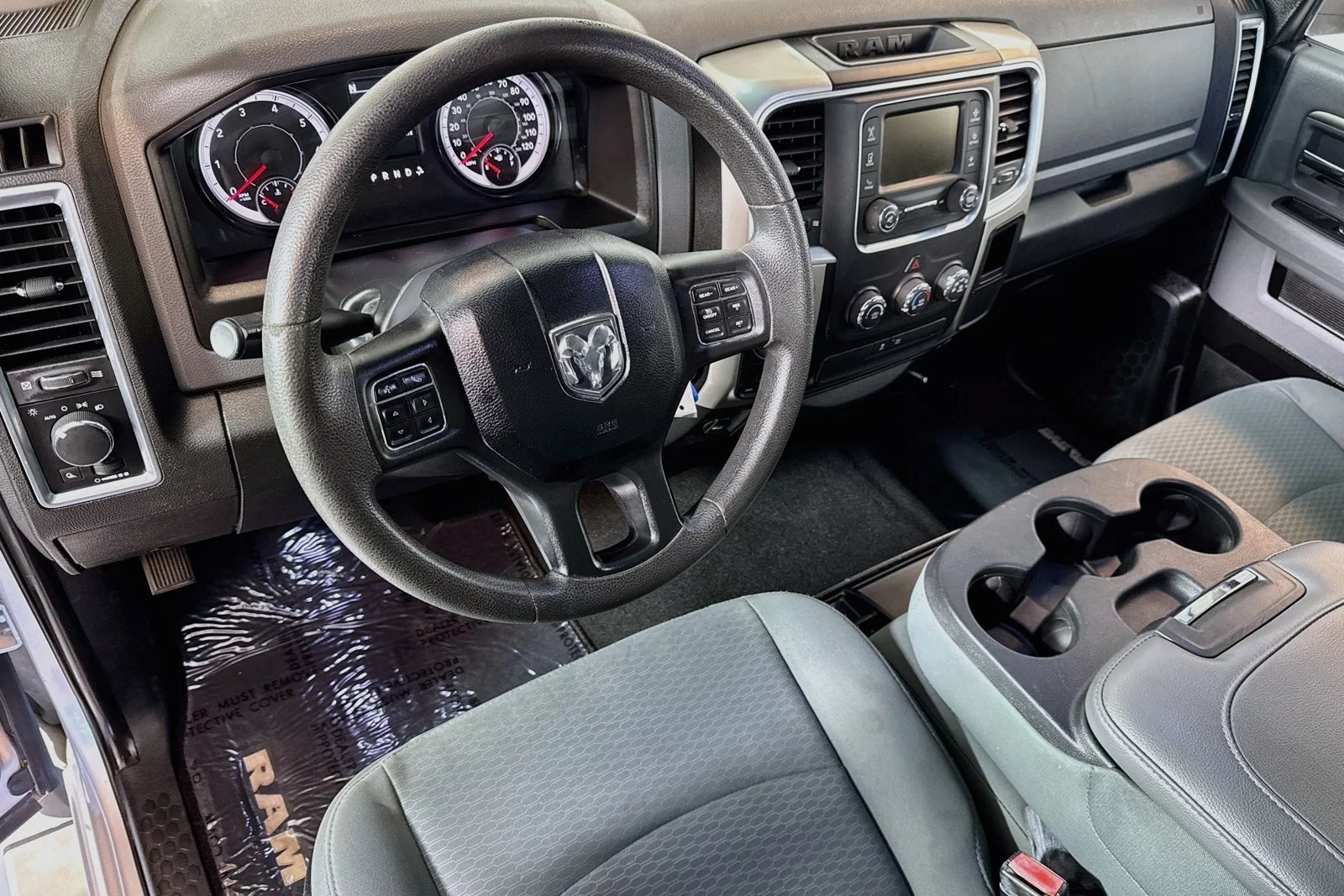 Used 2019 Bright Silver Metallic Clearcoat Ram SLT image 9