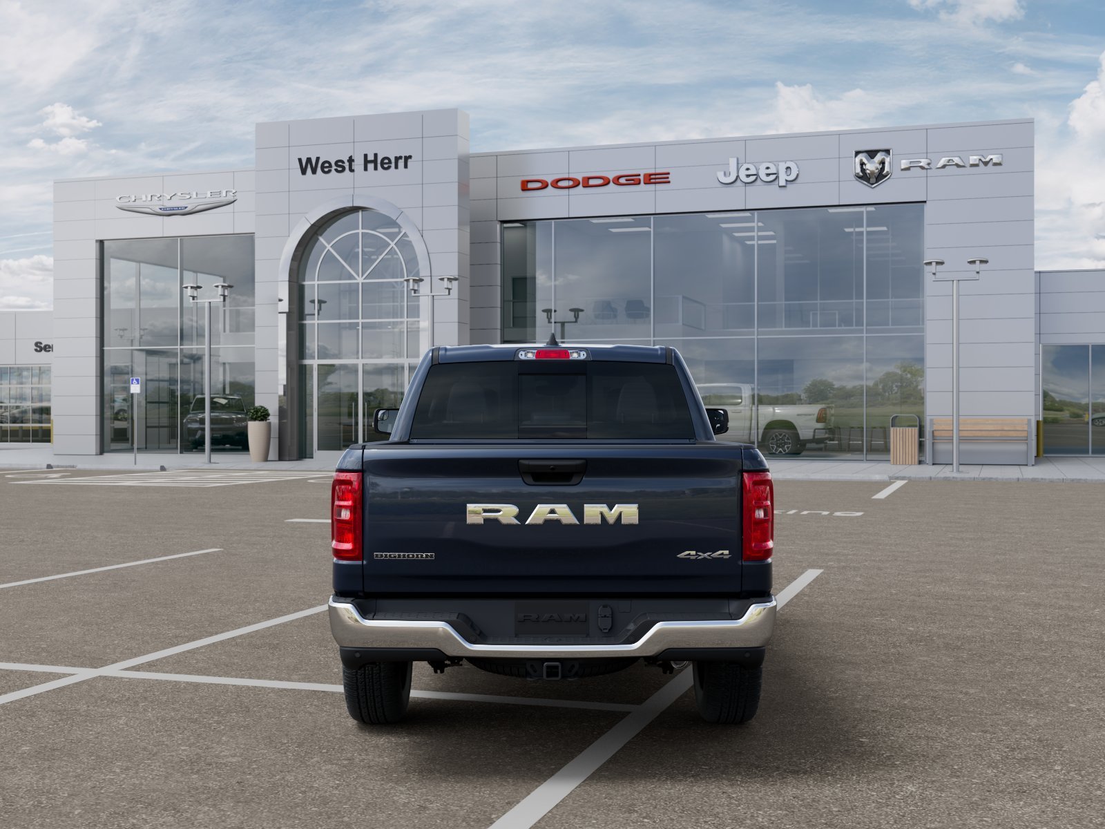 New 2026 Forged Blue Metallic Exterior Paint RAM RAM 1500 BIG HORN CREW CAB 4X4 image 33