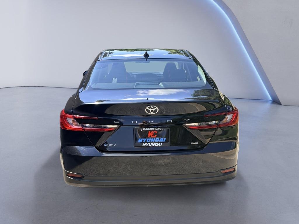 Used 2025 Midnight Black Metallic Toyota LE image 4