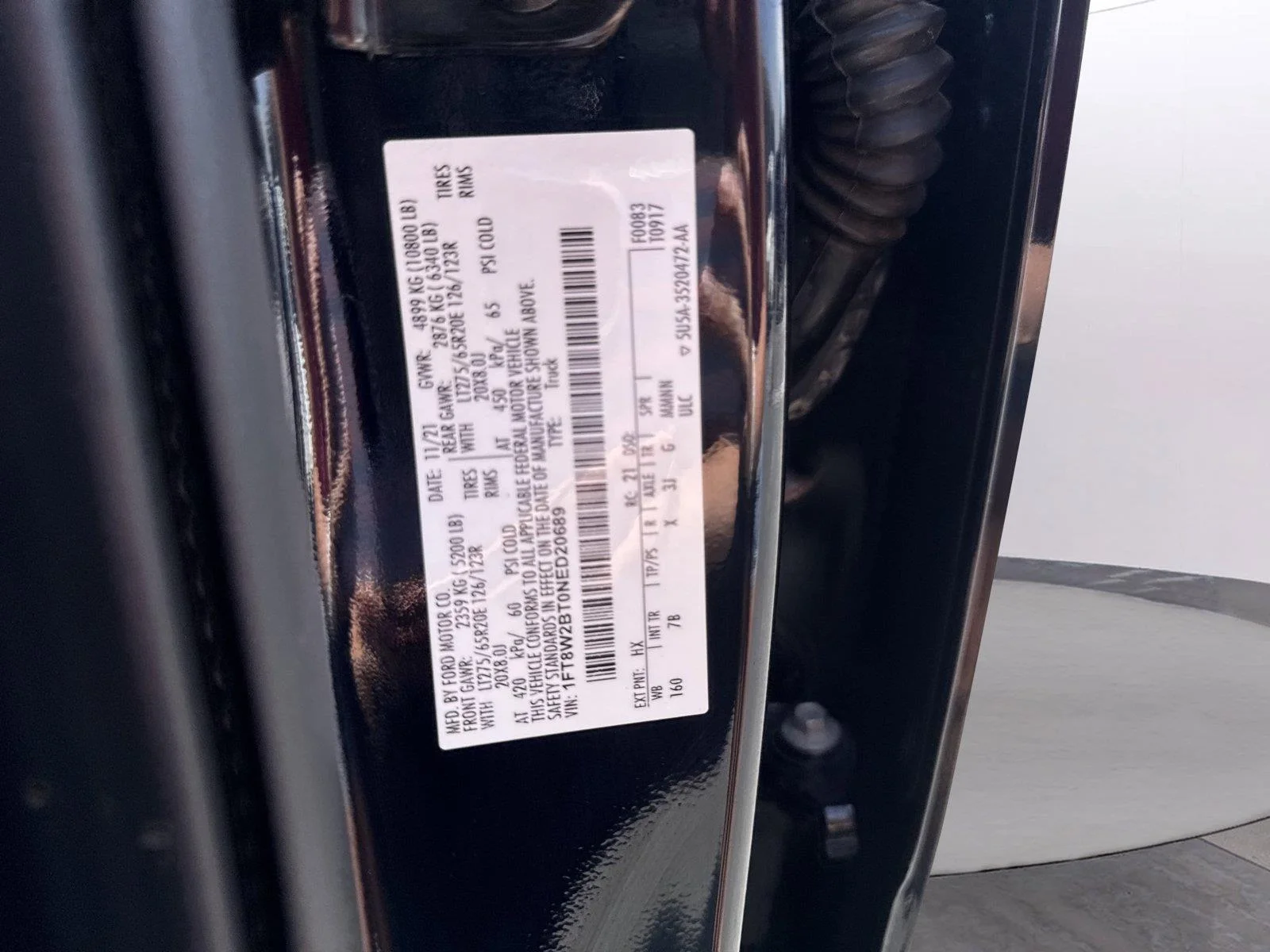 Used 2022 Antimatter Blue Ford Platinum image 39