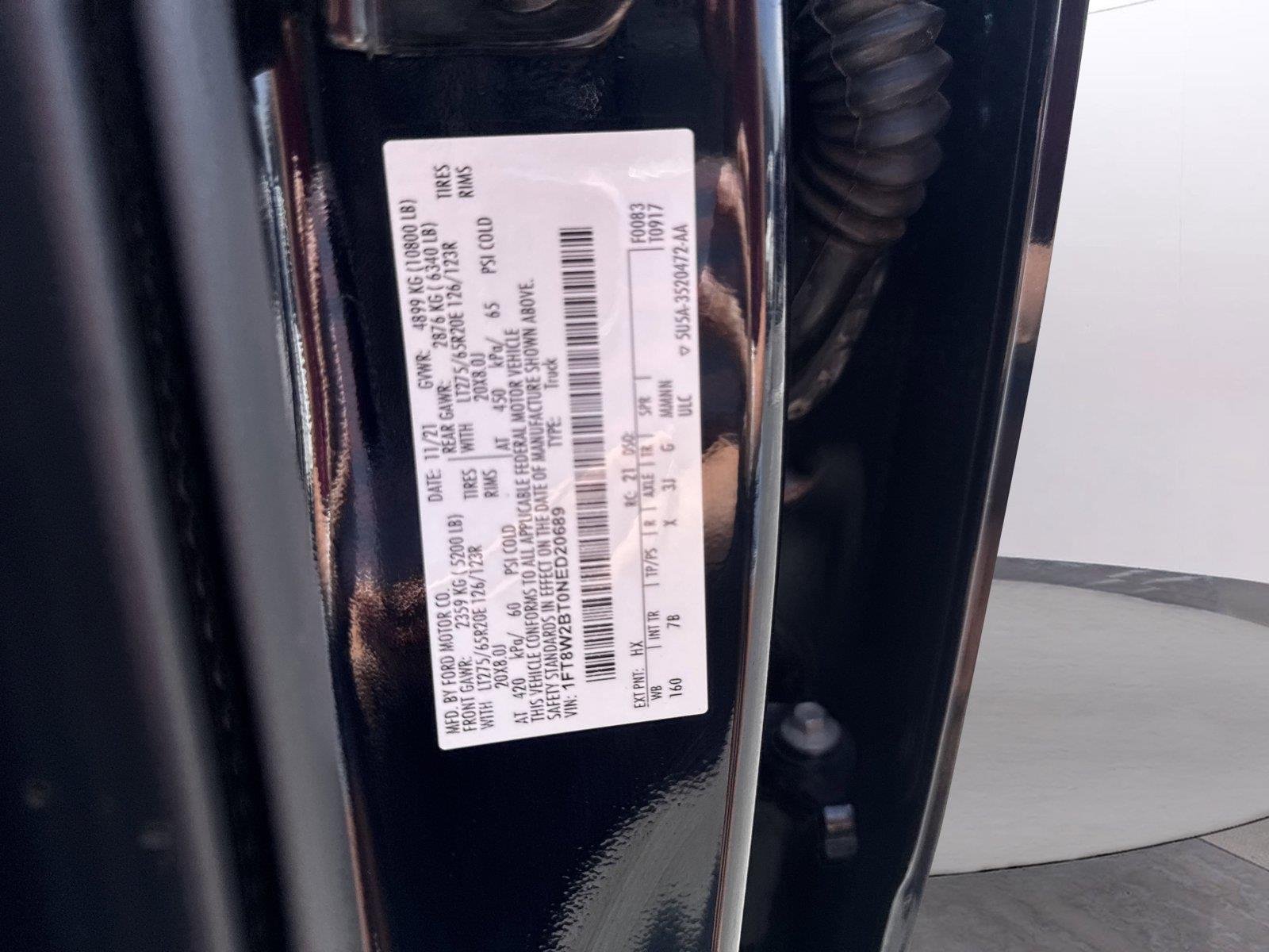 Used 2022 Antimatter Blue Ford Platinum image 39