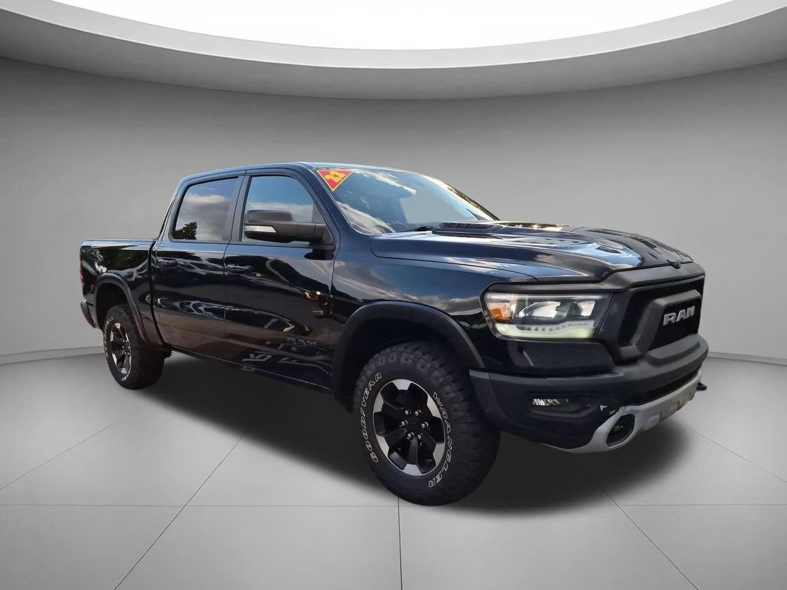 Used 2022 Diamond Black Crystal Pearlcoat Ram Rebel image 7
