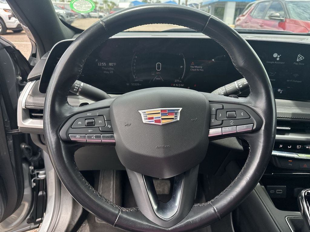 Used 2024 Argent Silver Metallic Cadillac Premium Luxury image 26