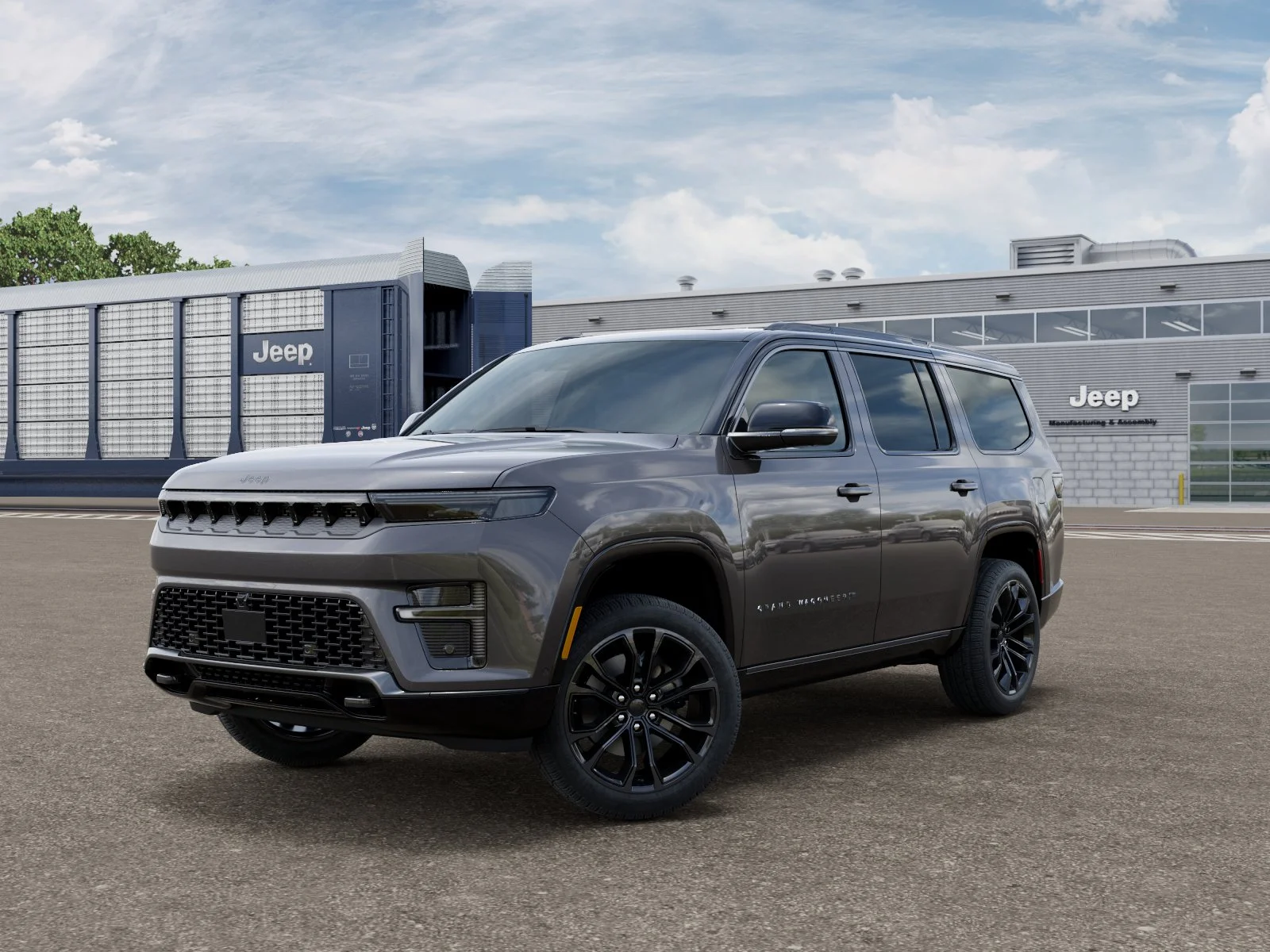 New 2026 Baltic-Gray Metallic Clear-Coat Exterior Paint Jeep Summit Obsidian image 2