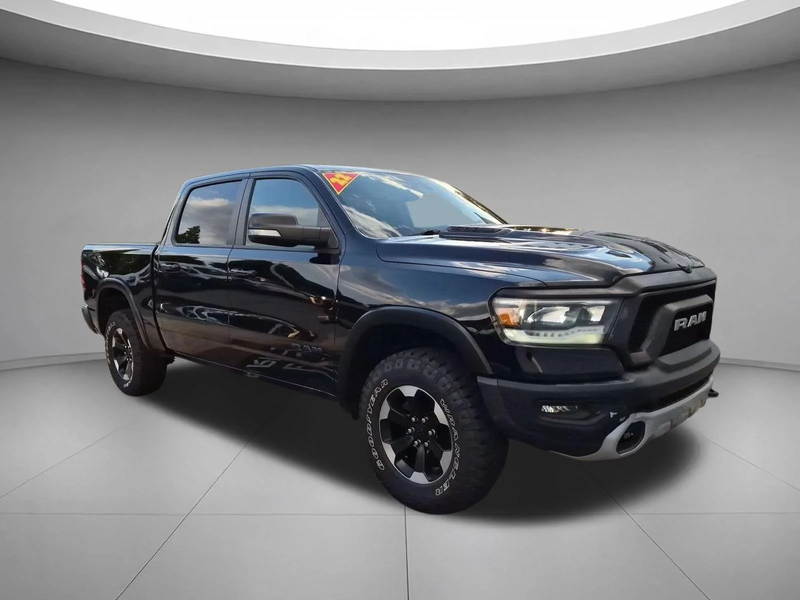 Used 2022 Diamond Black Crystal Pearlcoat Ram Rebel image 7