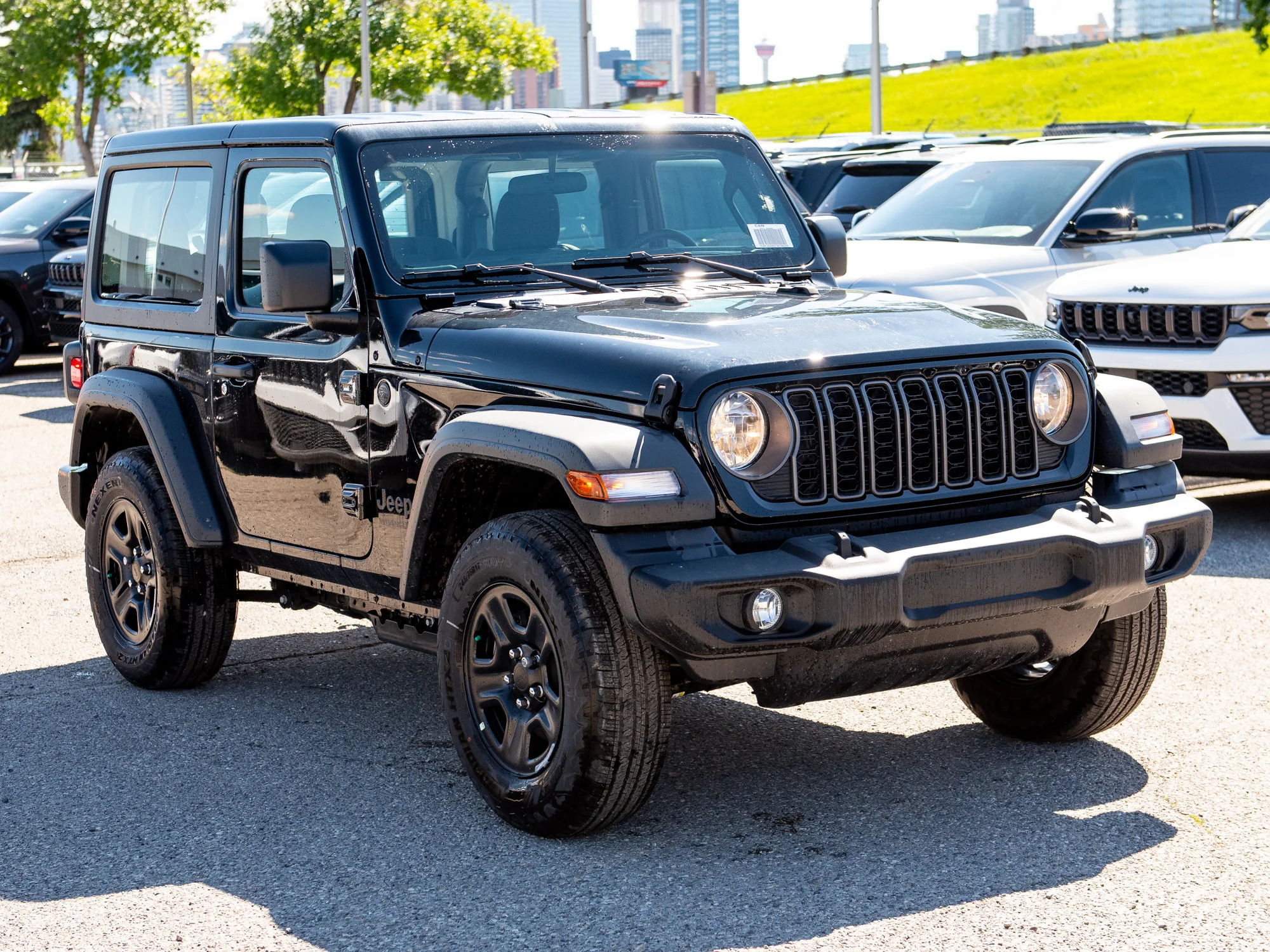 New 2026 Black Jeep Sport* 2 Door 4x4, Turbo image 7