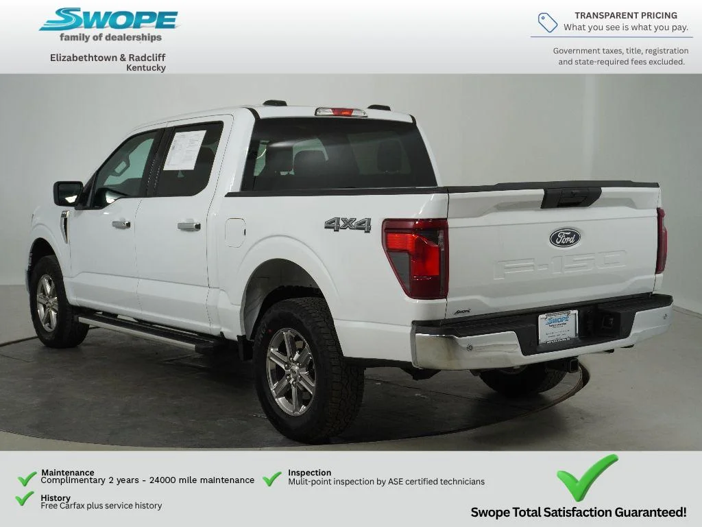 Used 2025 Oxford White Ford XLT image 5