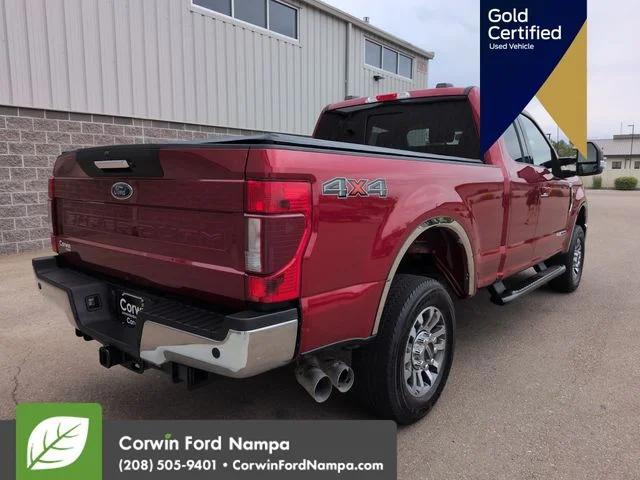 Certified Used 2022 Red Ford Lariat image 3