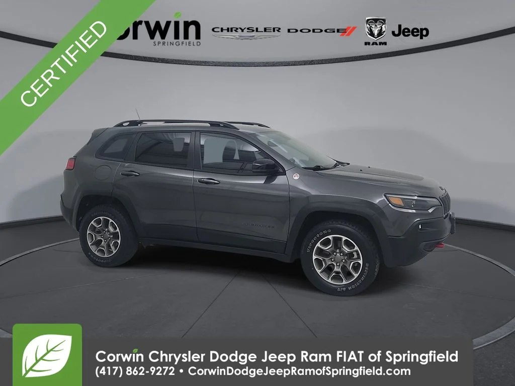 Used 2022 Gray Jeep Trailhawk image 1