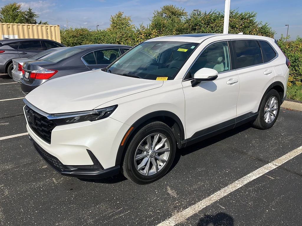 Certified Used 2024 Platinum White Pearl Honda EX-L image 3