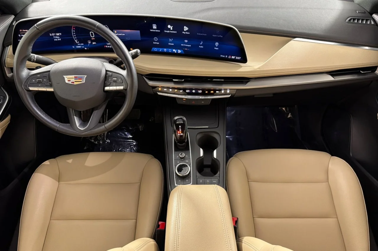Used 2024 BLACK Cadillac FWD Luxury image 12