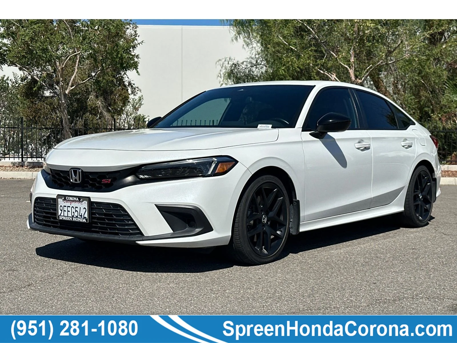 Used 2023 Platinum White Pearl Honda 4DR MT image 1