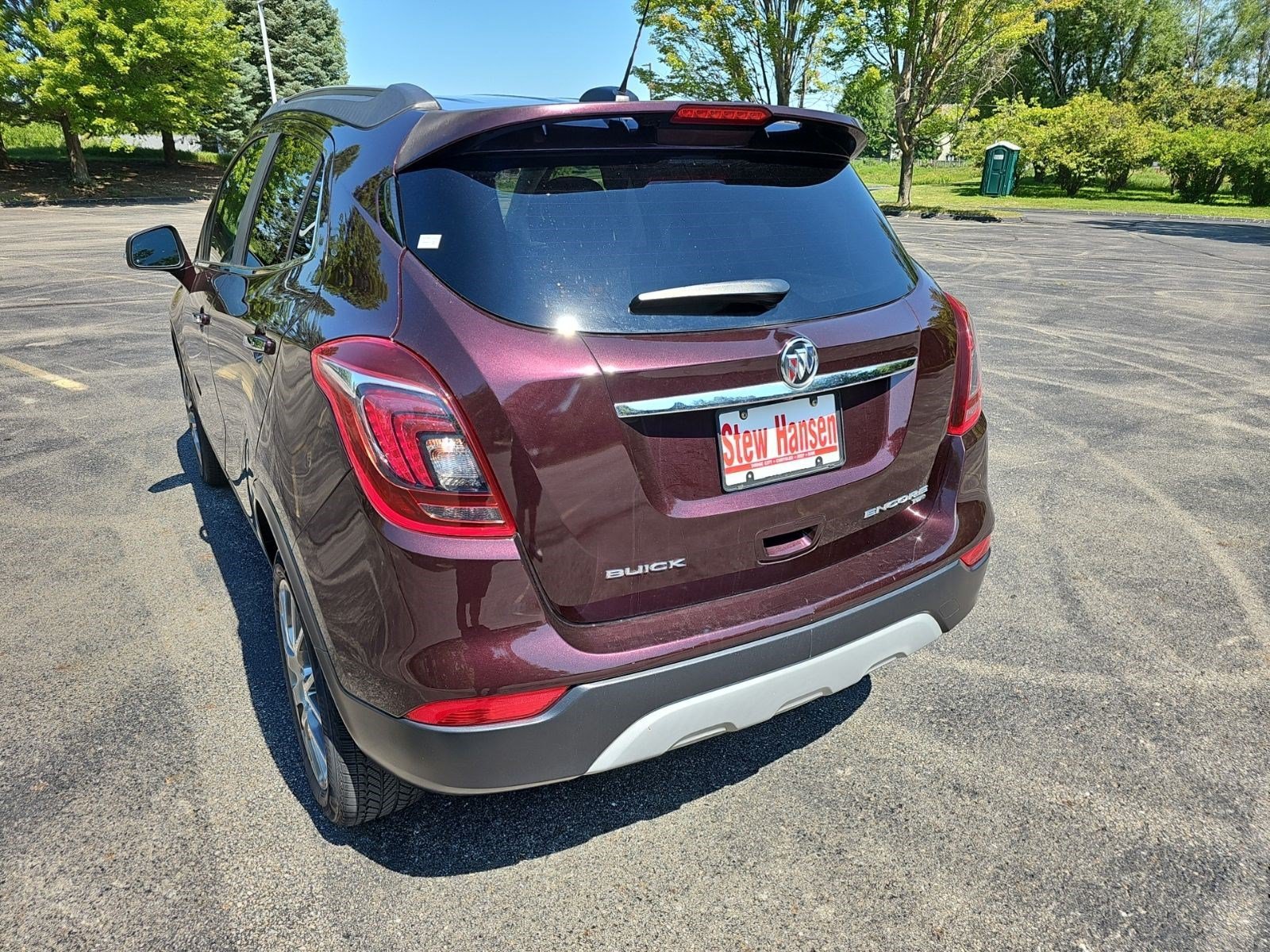 Used 2017 Black Cherry Metallic Buick Sport Touring image 3
