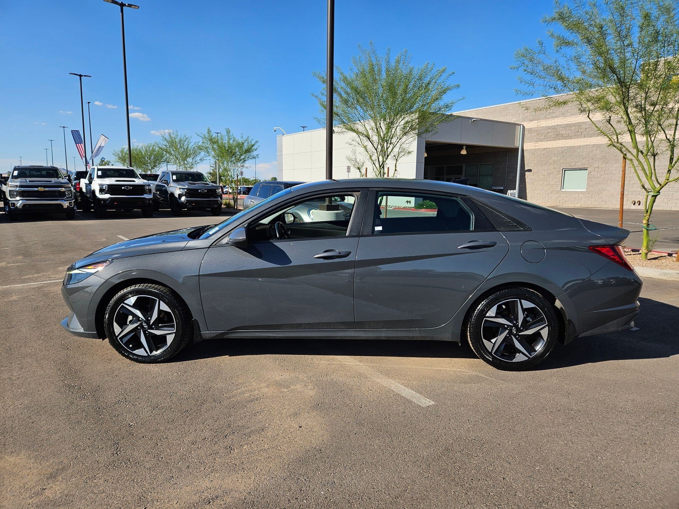 Used 2023 Hyundai Elantra SEL with VIN KMHLS4AG0PU619433 for sale in Casa Grande, AZ